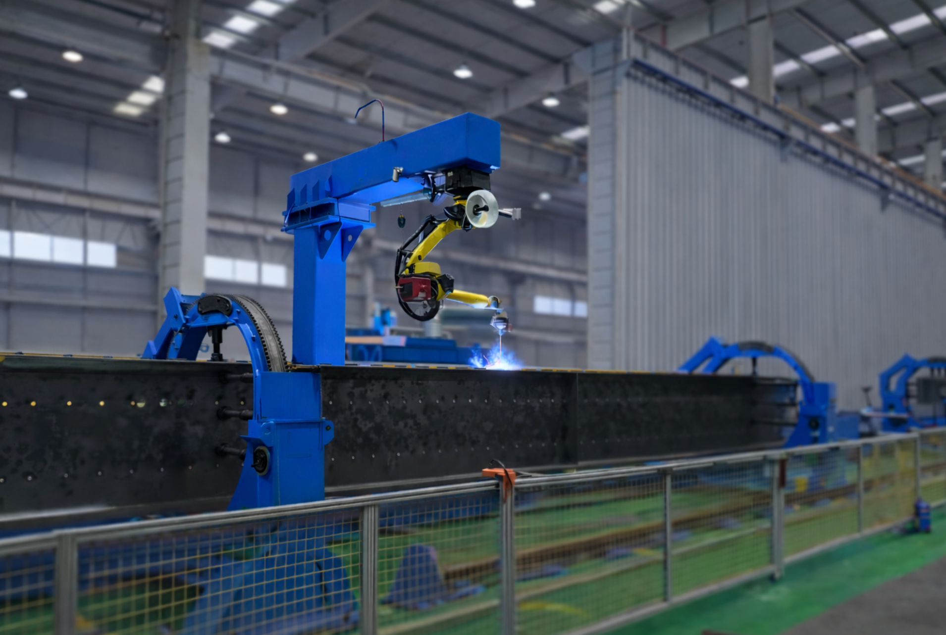 Welding Fabrication Scene - Professional MIG/MAG Welding Services Toronto