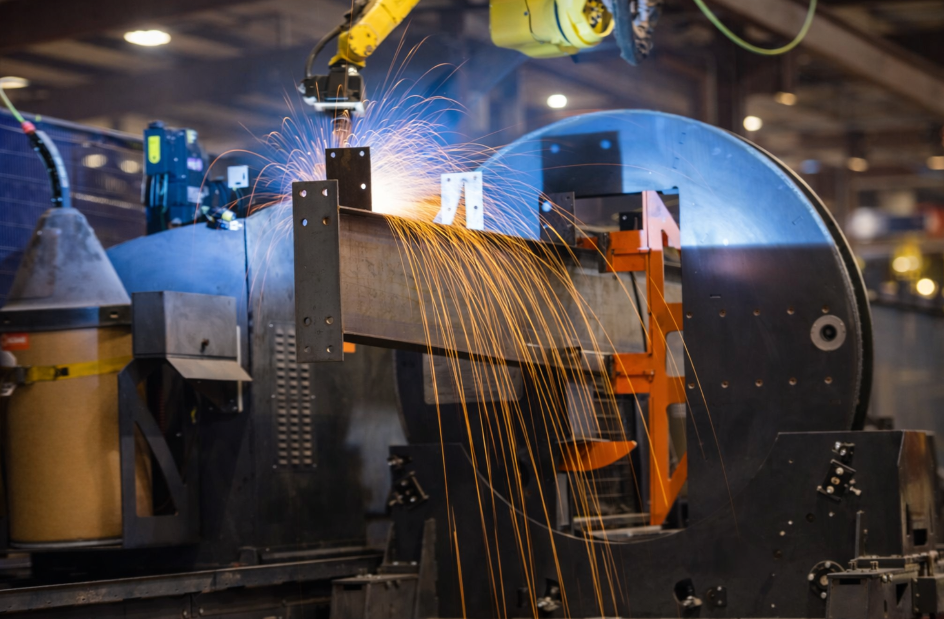 Welding Fabrication Scene - Professional Welding Equipment and Steel Fabrication Toronto