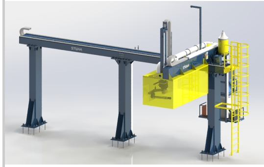Three-Axis Overhead Gantry for Robotic Welding