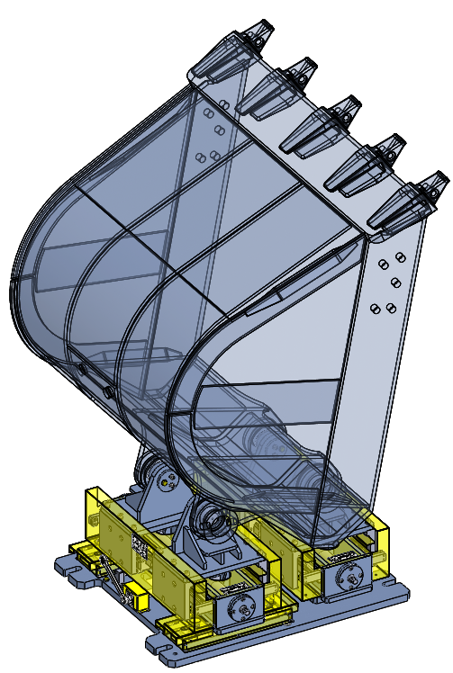 Excavator Bucket Welding Fixture