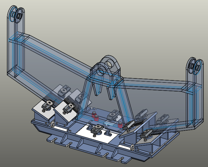 Tower Crane Lifting Beam Welding Fixture