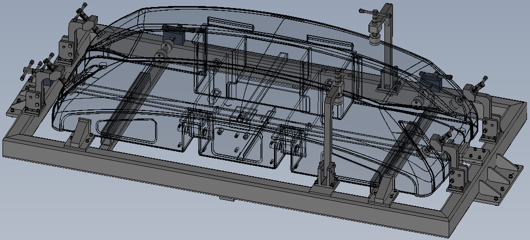 Excavator Counterweight Installation Jig