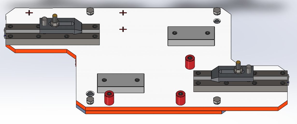 Suspended Cylinder Bracket Tooling Assembly