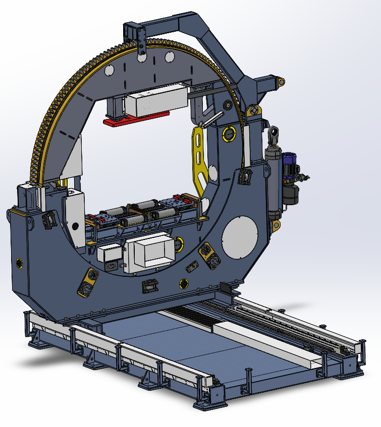 Boom Structure Clamping Unit