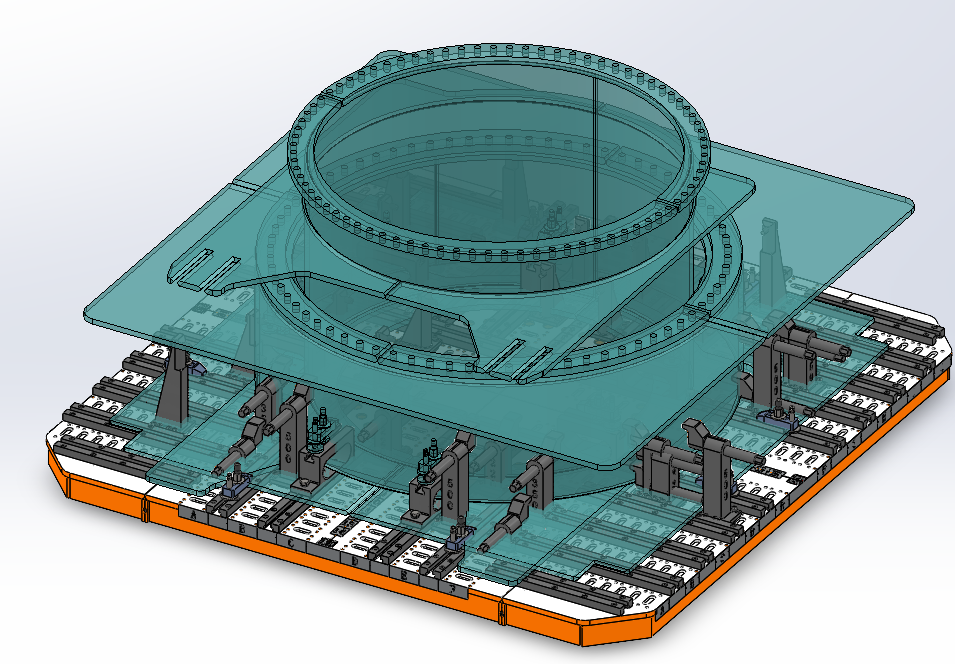 Heavy-Duty Support Welding Fixture