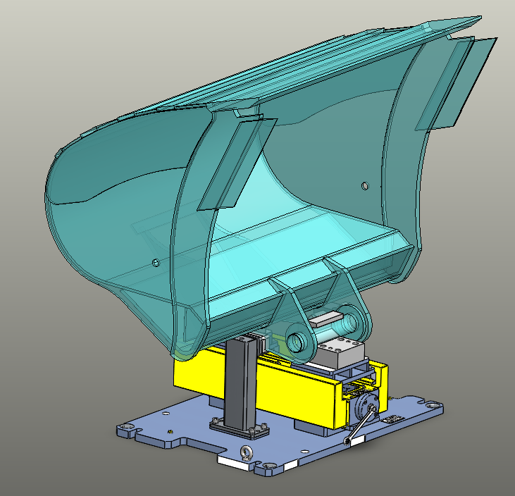 Excavator Bucket Assembly Fixture