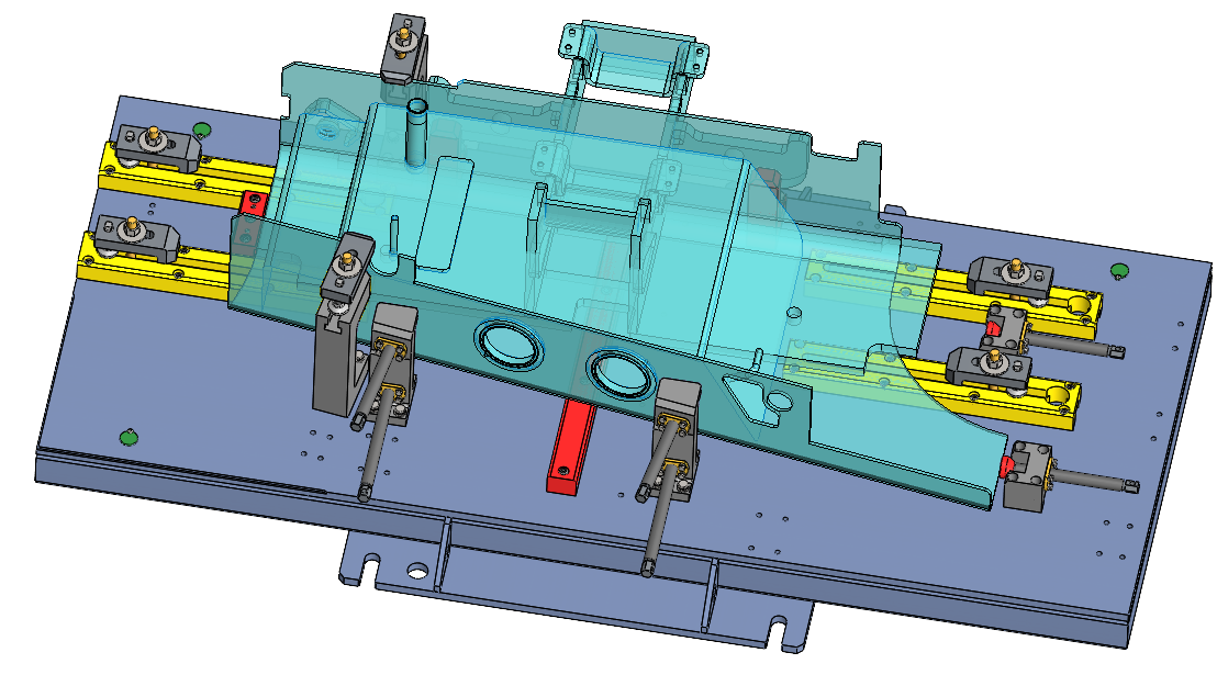 Fuel Tank & Rear Frame Welding Jig