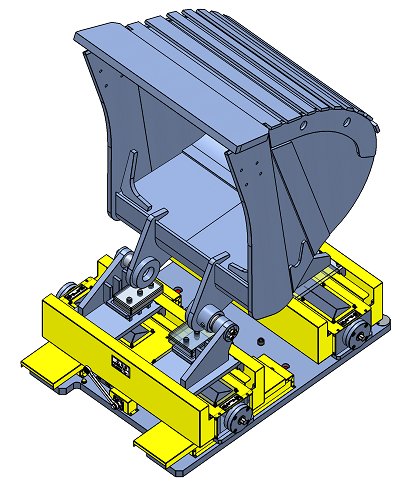 Excavator Bucket Welding Fixture