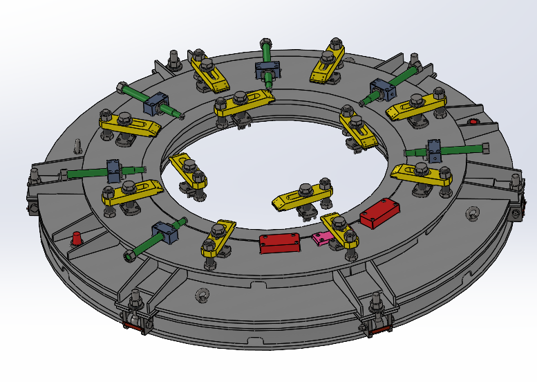 Flange Welding Tooling Components