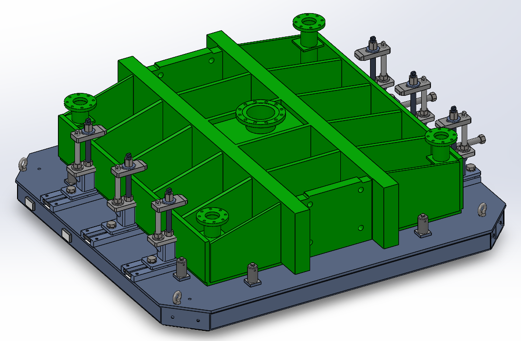 8-Ton Push Plate & Tailboard Assembly Fixture