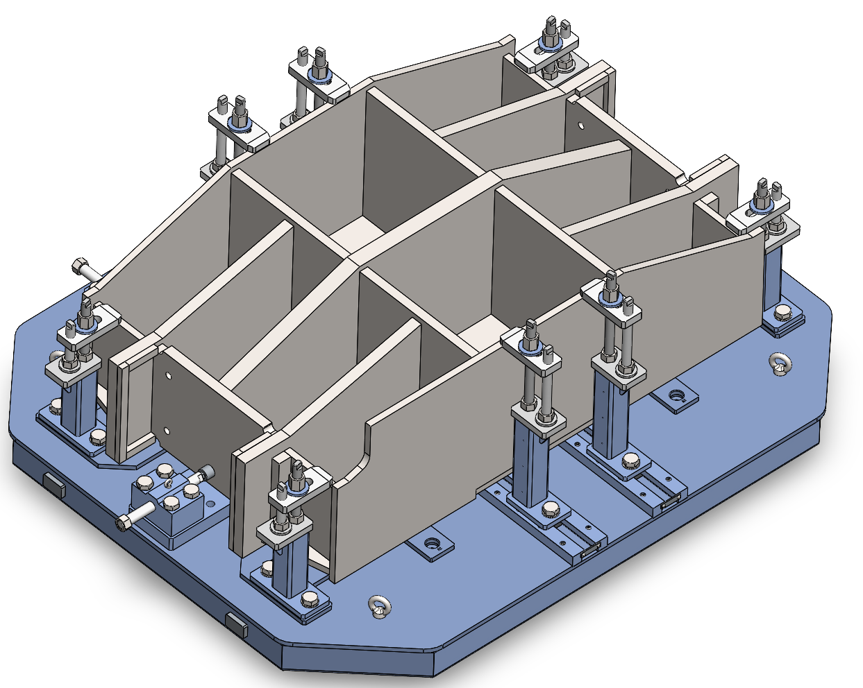 8-Ton Machine Base Positioning System