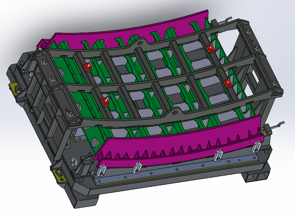 Stator Bracket Assembly (Concave Surface) Fixture