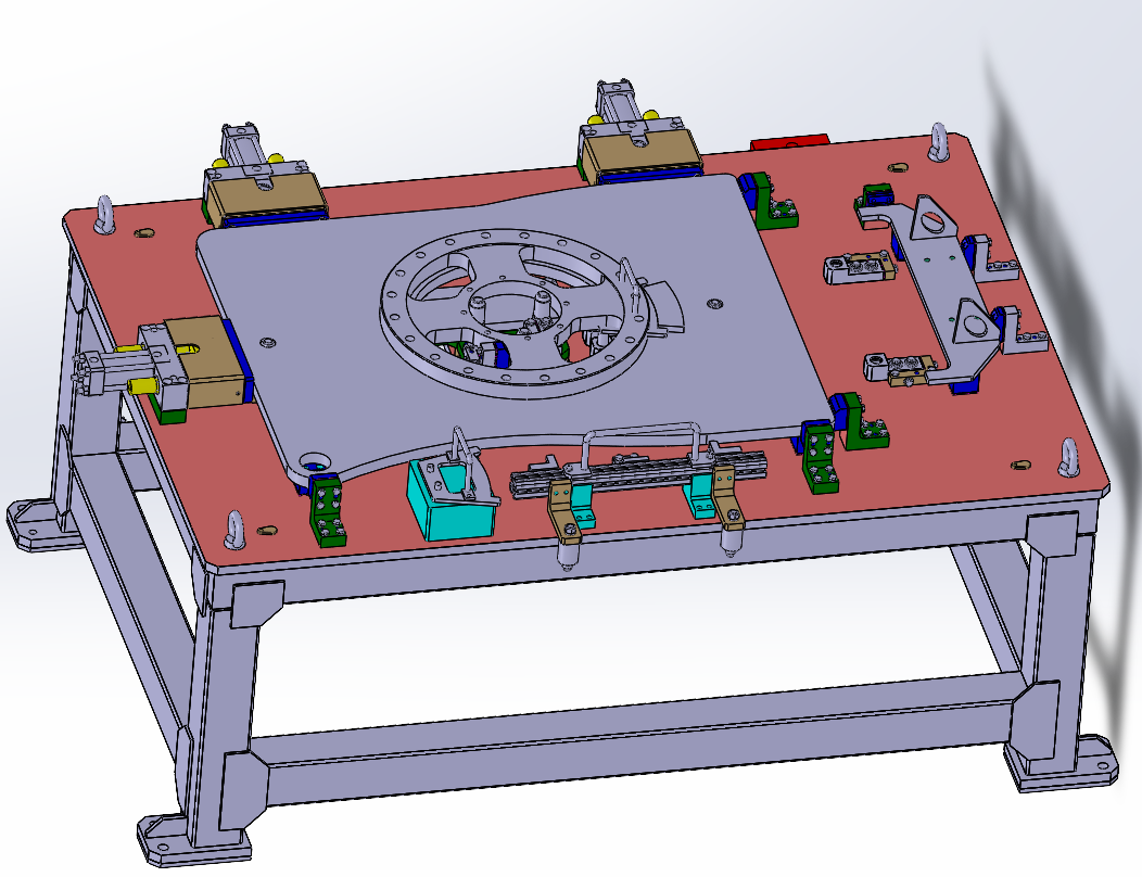 Base Plate Hydraulic Assembly Fixture