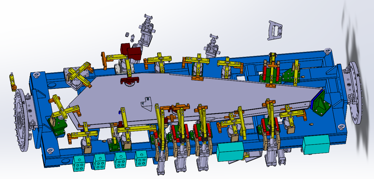 Side Panel Assembly & Welding Hydraulic Fixture