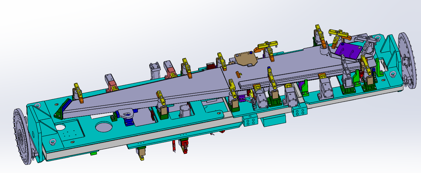 Double-Sided Side Panel AssemblyWelding Hydraulic