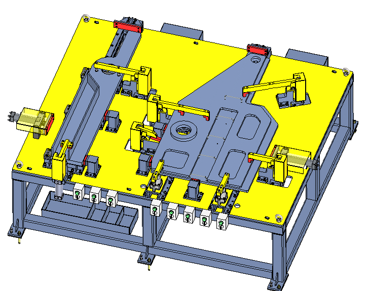 Cylinder & Scissor Mechanism Seat Welding Fixture