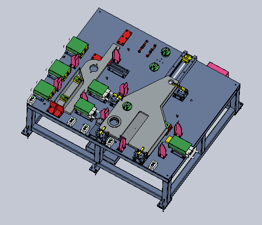 Cylinder & Scissor Upper Section Assembly Fixture