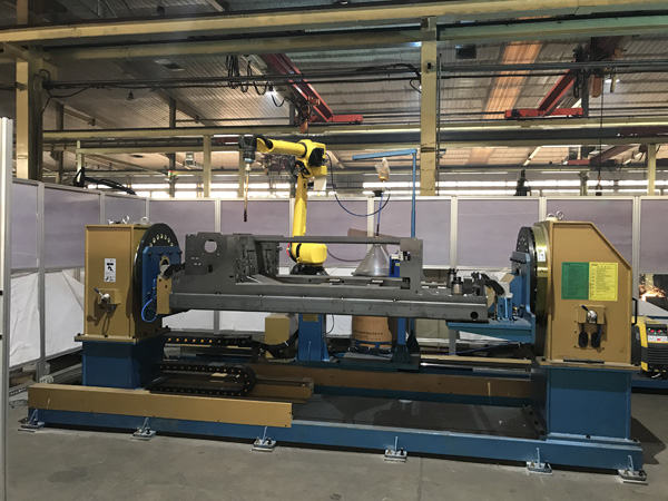 Aerial Work Platform Chassis Robotic Welding System