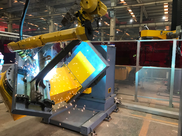 Mini Excavator Dozer Shovel Robotic Welding System