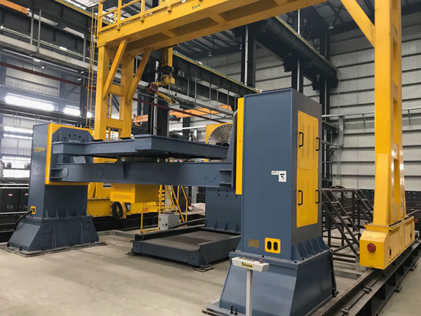 Wind Turbine Frame & Support Leg Robotic Welding System